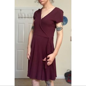 Express burgundy dress ❣️